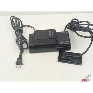 Sony AC-V60 Battery Charger w/ NP-66H Battery Pack Tested Powering On Japan‎